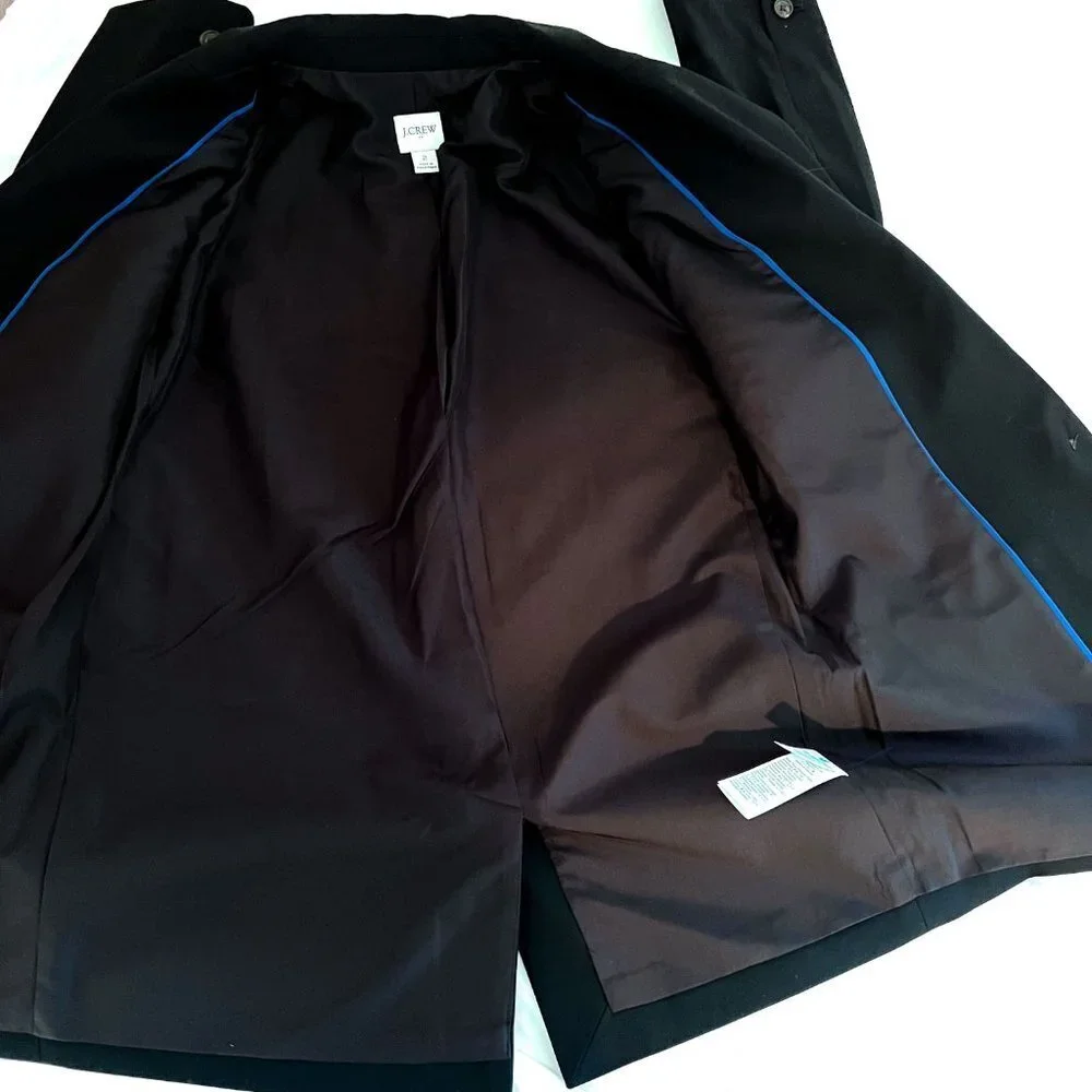 J.Crew Black One Button Blazer Size 2